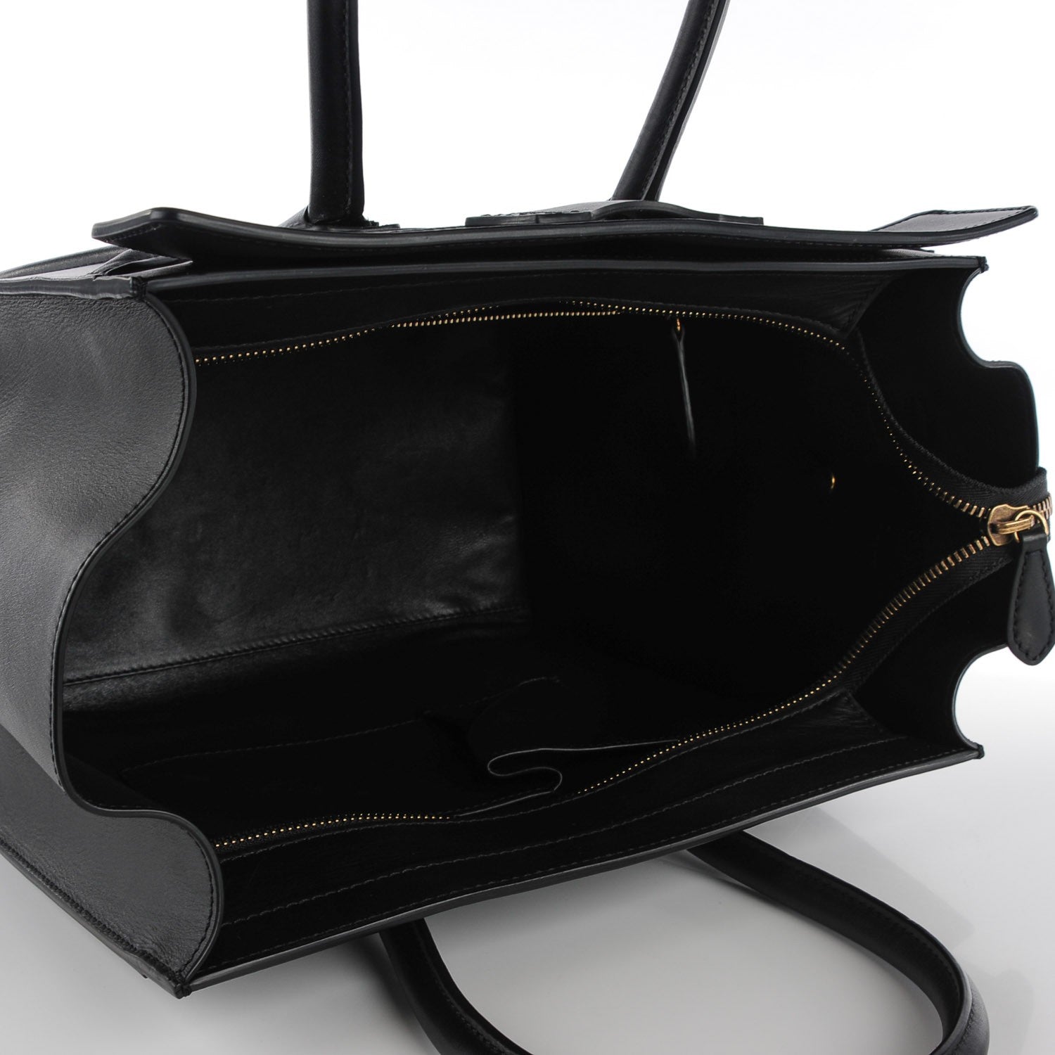 Celine Smooth Calfskin Mini Luggage Black 5 of 8