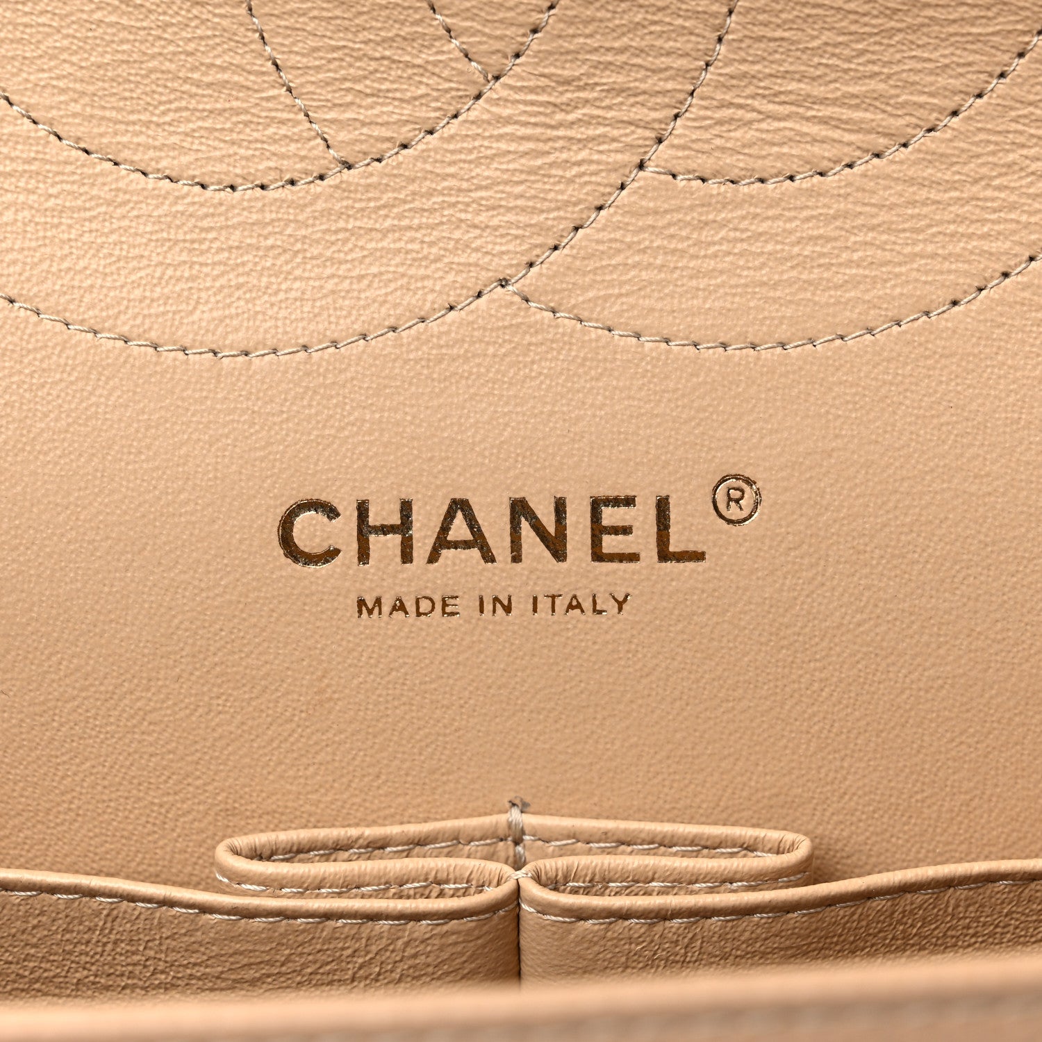 Chanel Caviar Quilted Jumbo Double Flap Beige 6 of 14