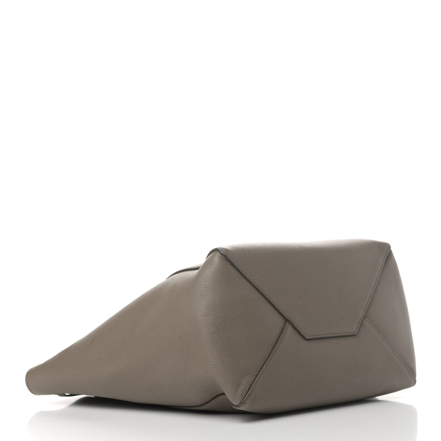 Soft Grained Calfskin Small Belt Cabas Phantom Taupe