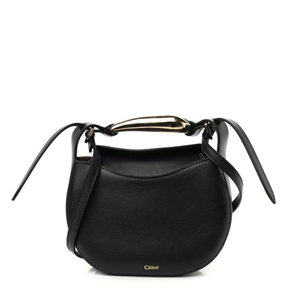 Chloe Small Grain Calfskin Kiss Bag Black 1 of 8