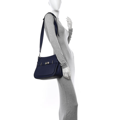 Hermes Taurillon Clemence Jypsiere 31 Bleu Encre 3 of 13