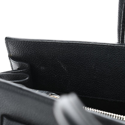 Saint Laurent Grained Calfskin Small Sac De Jour Black 6 of 8