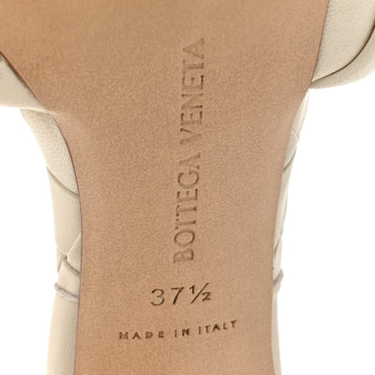 Bottega Veneta Nappa Maxi Intrecciato Lido Mule Sandals 37.5 Wax 6 of 8