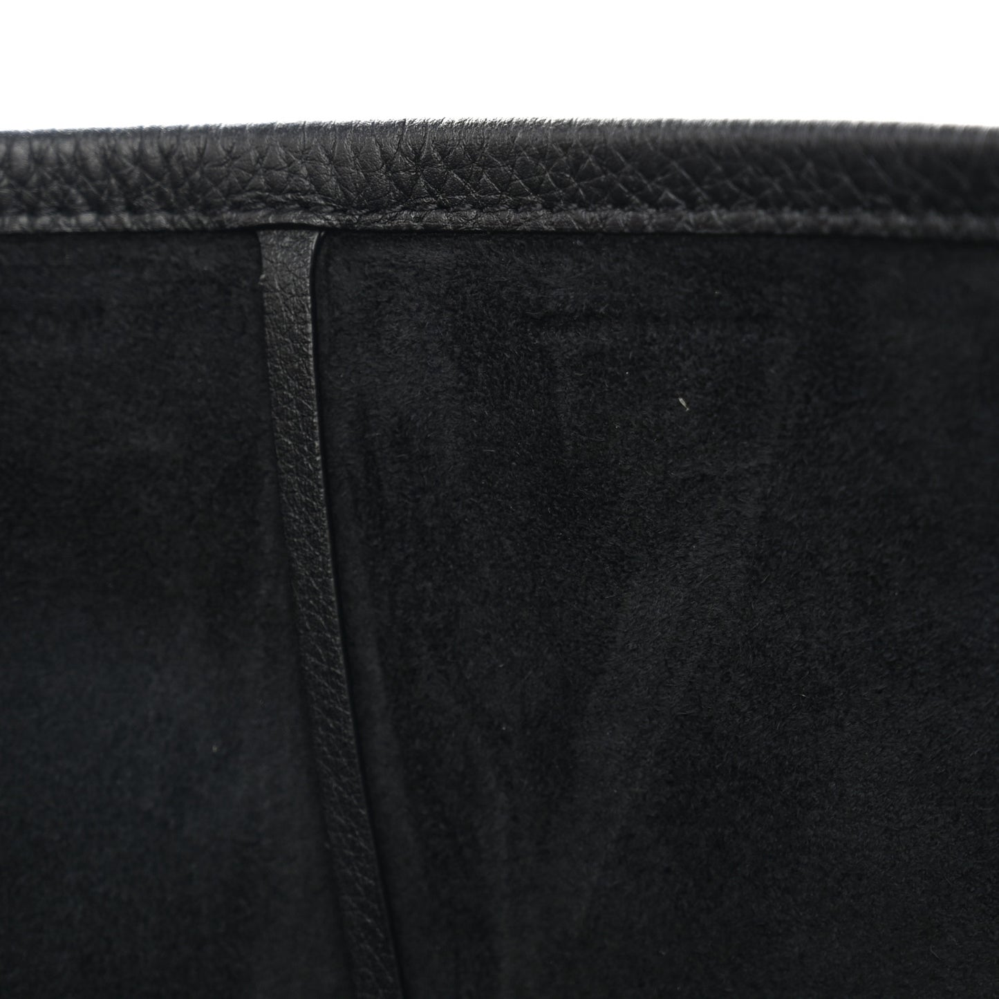 Grained Calfskin Large N/S Park Tote Black