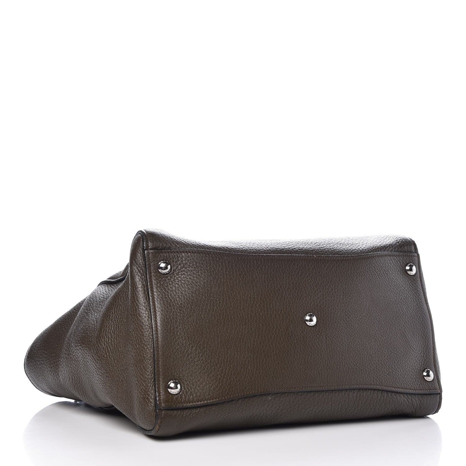 Prada Cervo Deerskin Twin Pocket Tote Militare 4 of 11