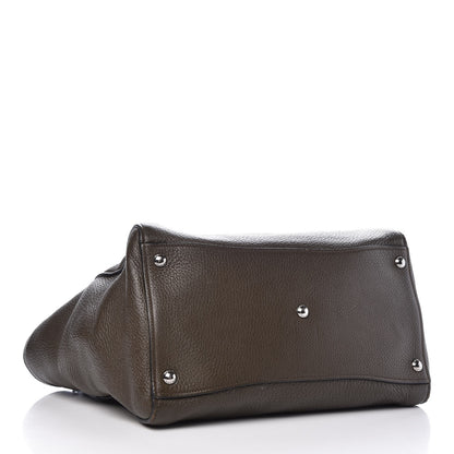 Prada Cervo Deerskin Twin Pocket Tote Militare 4 of 11
