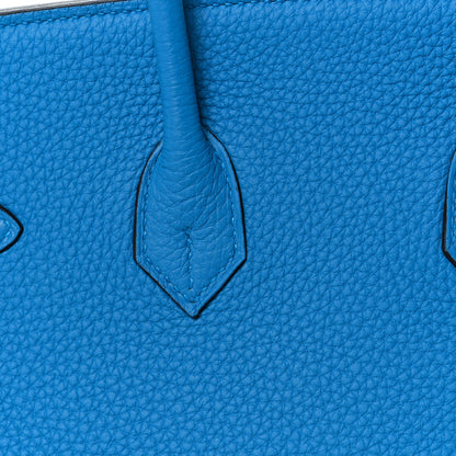 Hermes Togo Birkin 25 Bleu Zanzibar 11 of 36