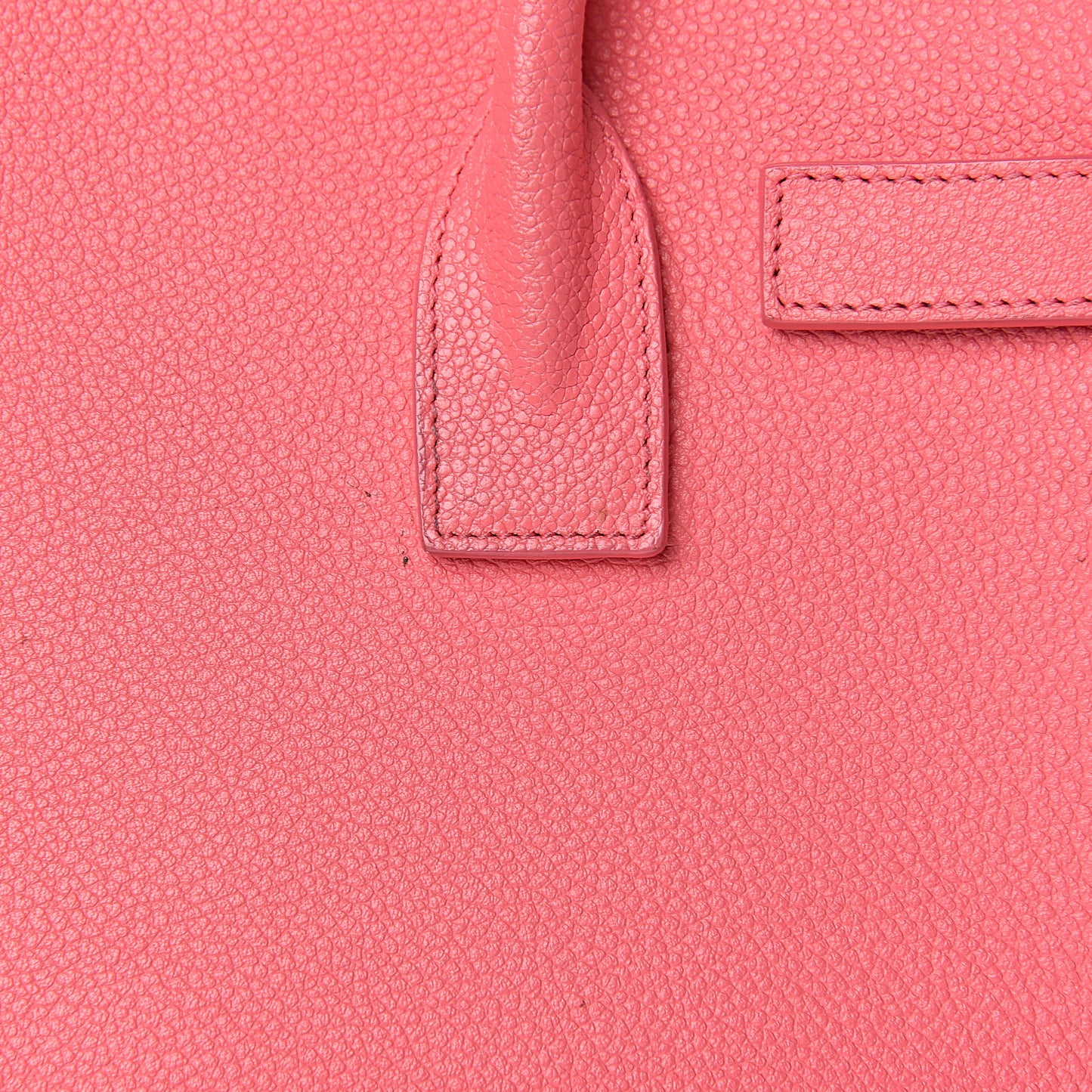 Grained Calfskin Baby Sac De Jour Rose Clair
