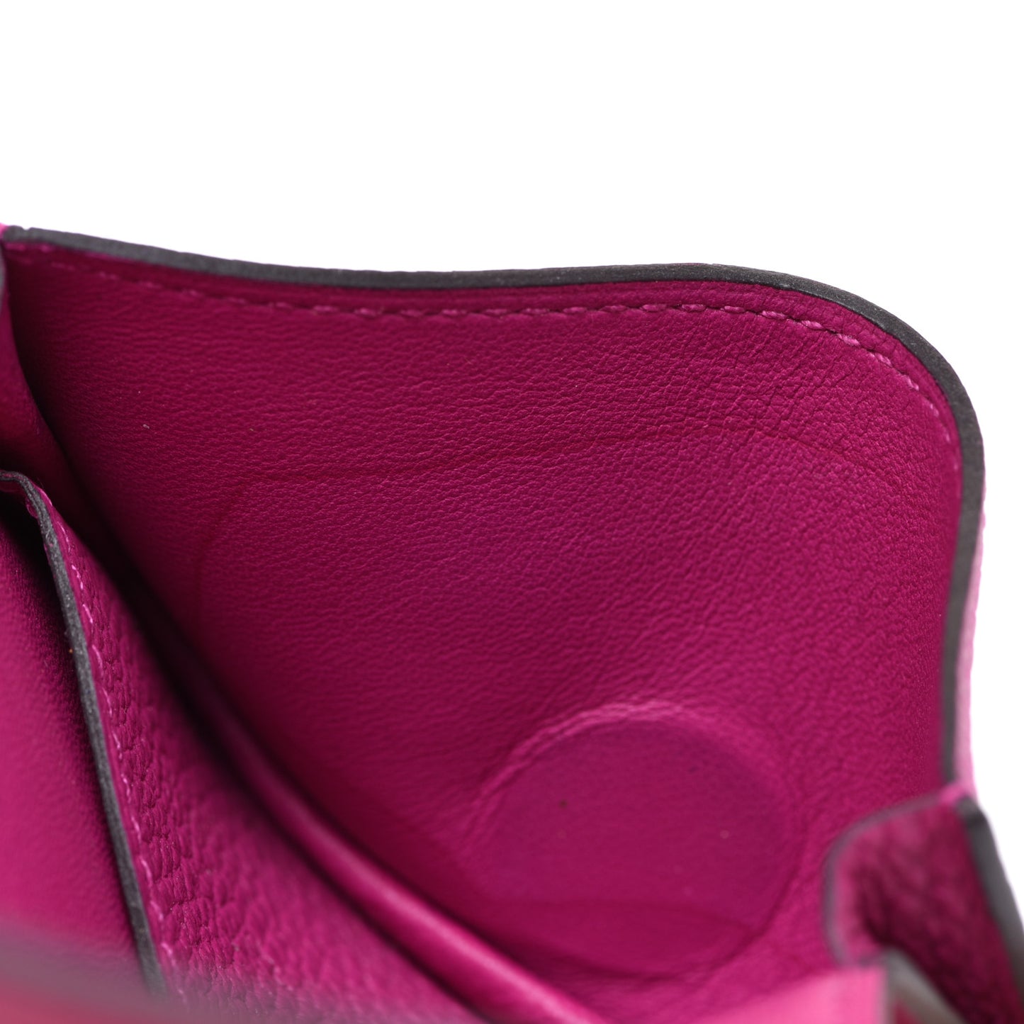 Togo Dogon Card Case Rose Pourpre