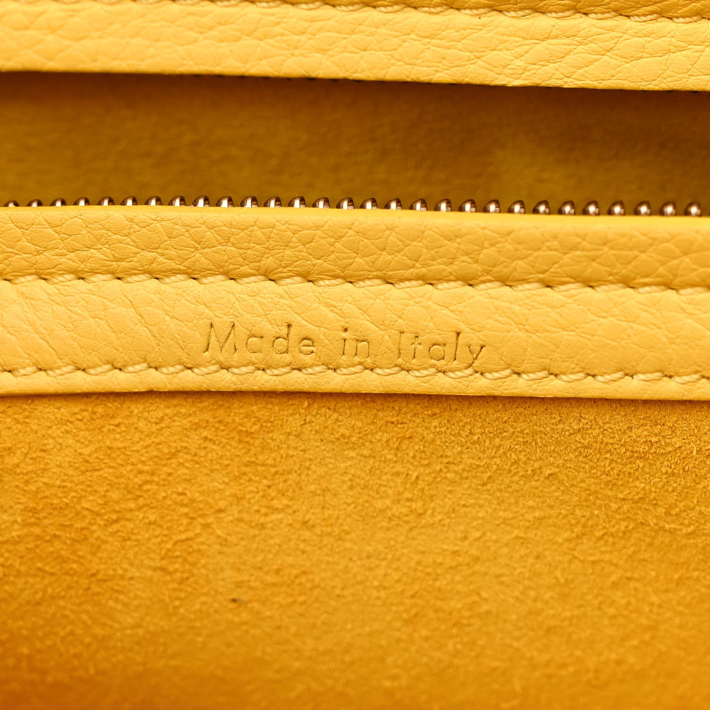Grained Calfskin Medium Phantom Luggage Yellow