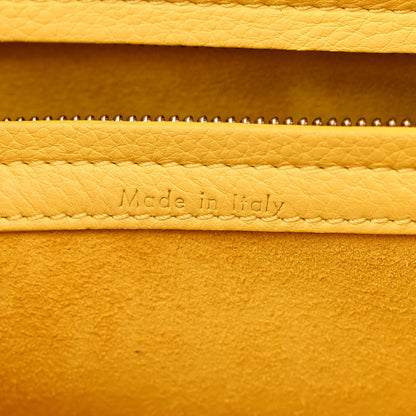 Celine Grained Calfskin Medium Phantom Luggage Yellow 6 of 10