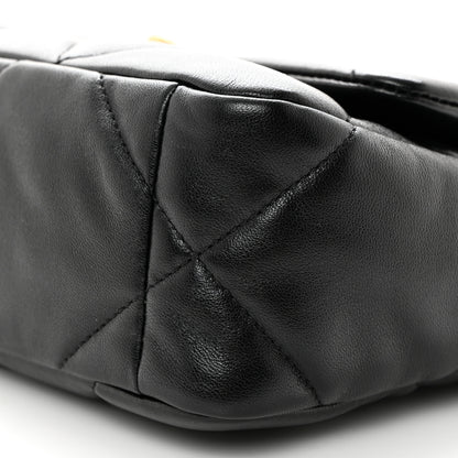 Chanel Lambskin Quilted Medium Chanel 19 Flap Black 10 of 10
