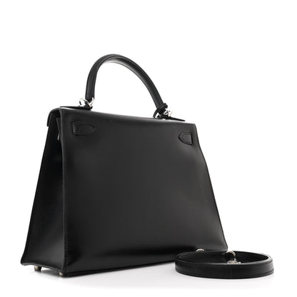 Hermes Box Kelly Sellier 28 Black 2 of 16