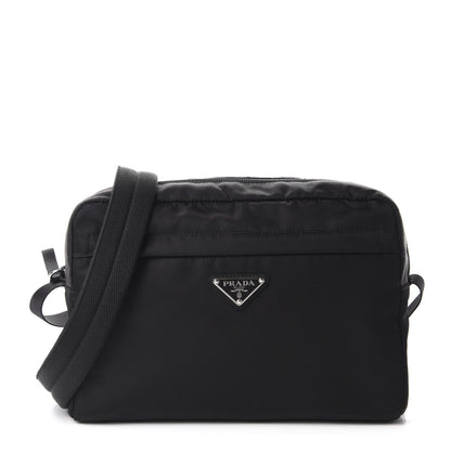 Prada Nylon Tessuto Messenger Bag Black 1 of 11