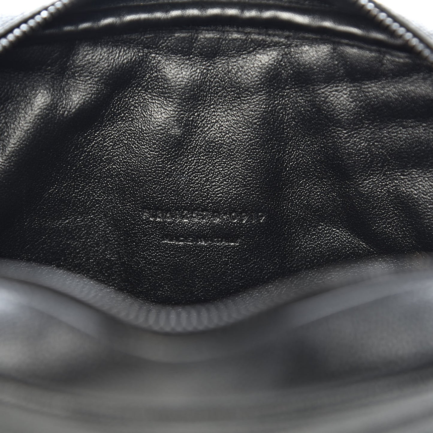 Grain De Poudre Matelasse Monogram Mini Lou Camera Bag Black