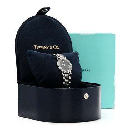 Tiffany Stainless Steel 25mm Atlas Quartz Watch Black 5 of 5