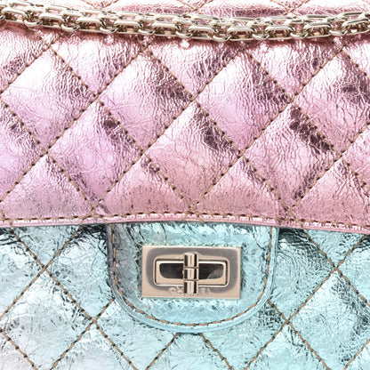 Chanel Metallic Goatskin Quilted Mini 2.55 Reissue Flap Multicolor 7 of 10
