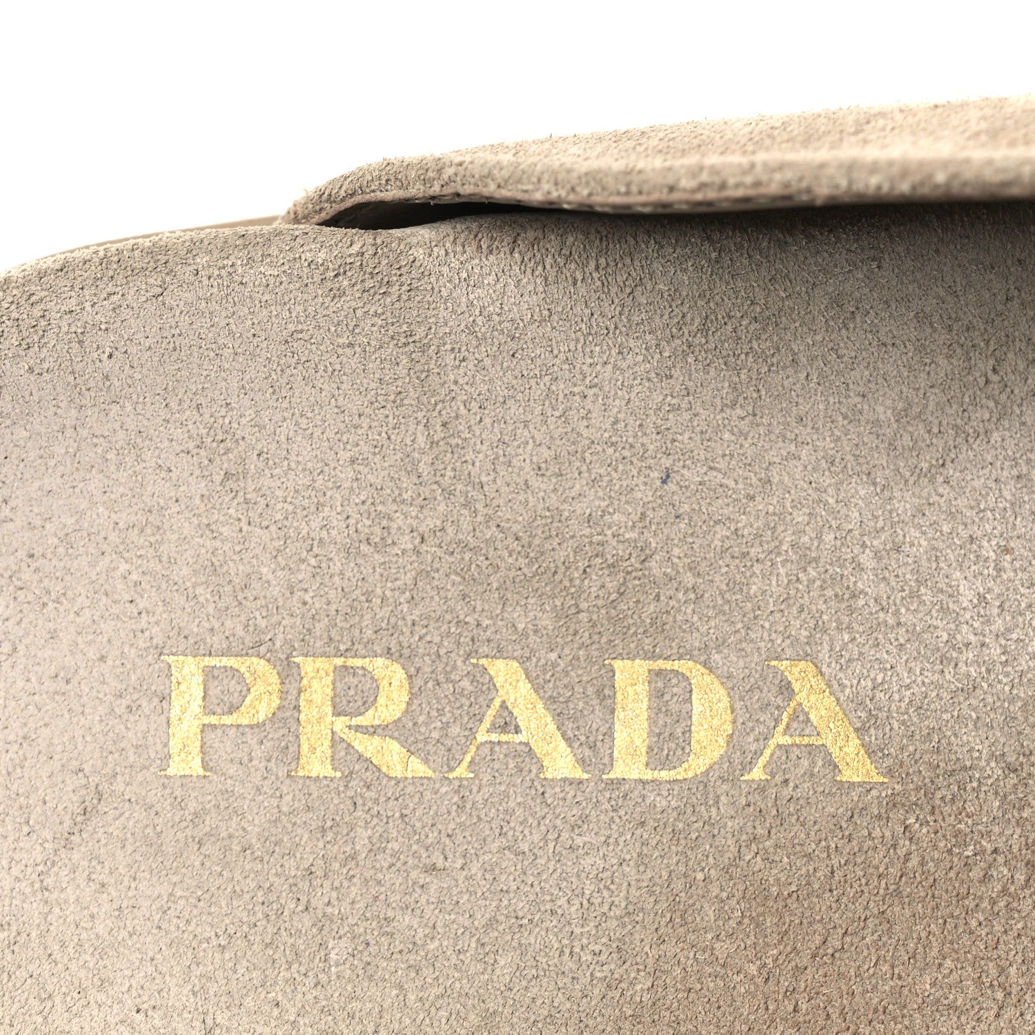 Prada Suede Scamosciato Triangle Logo Mules 36 Deserto 9 of 11