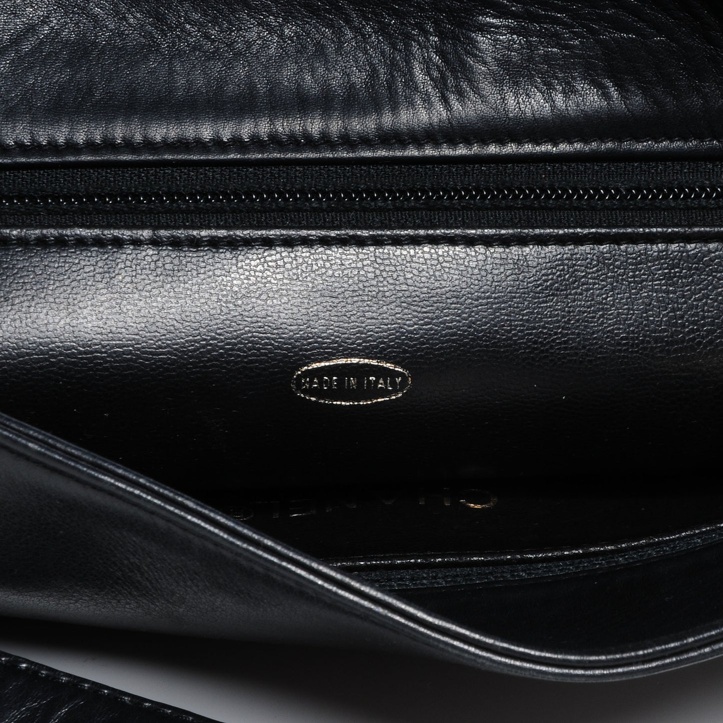 Lambskin Shopping Tote Black