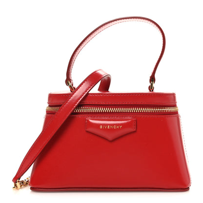 Givenchy Box Calfskin Antigona Vanity Bag With Chain Vermillon 1 of 9