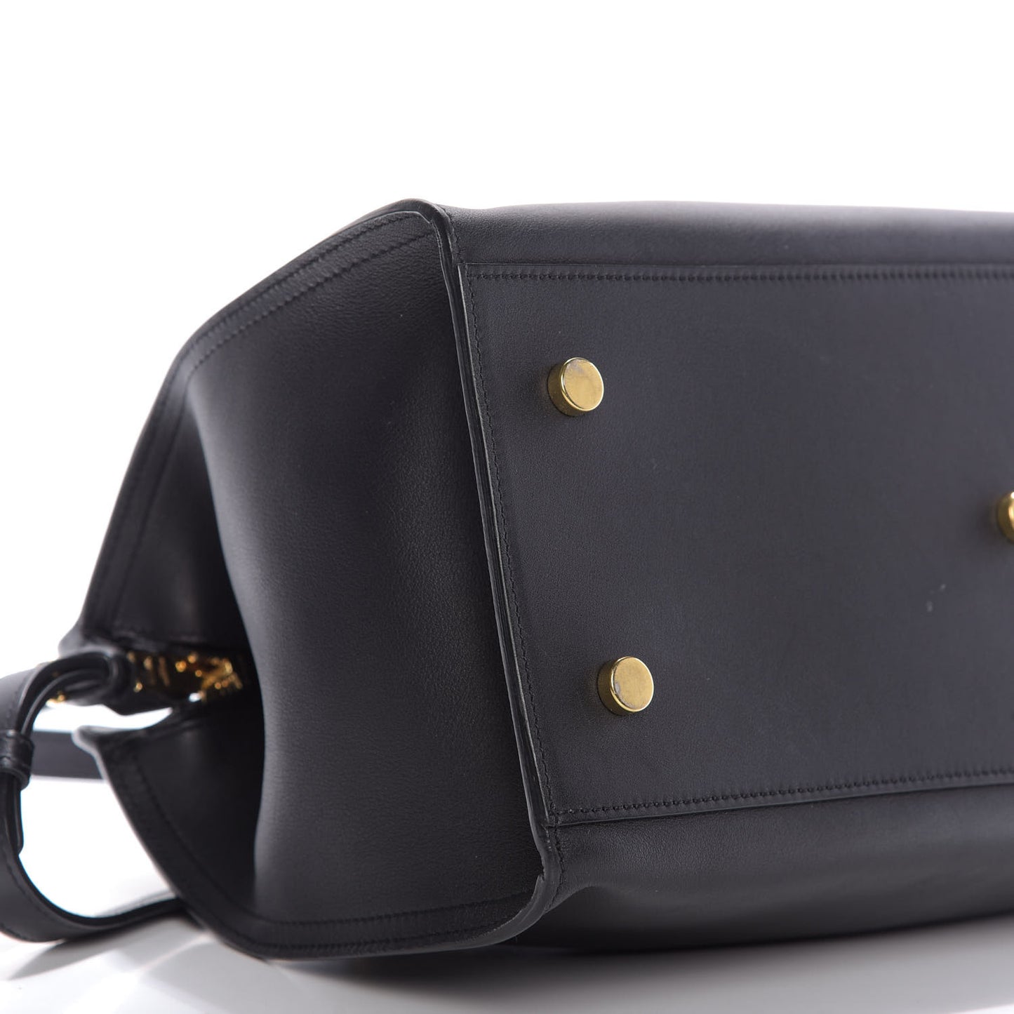 Smooth Calfskin Small Monogram Cabas Black