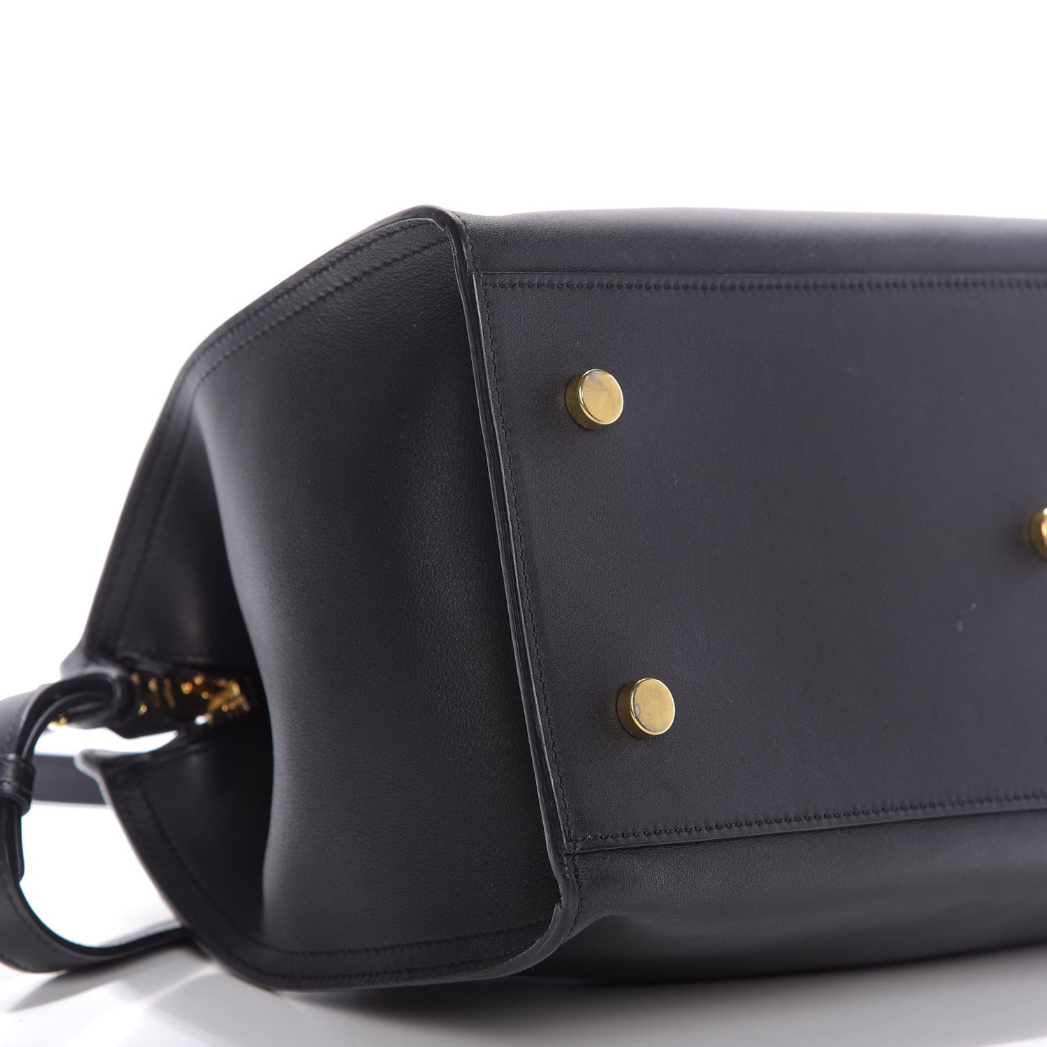 Saint Laurent Smooth Calfskin Small Monogram Cabas Black 7 of 10