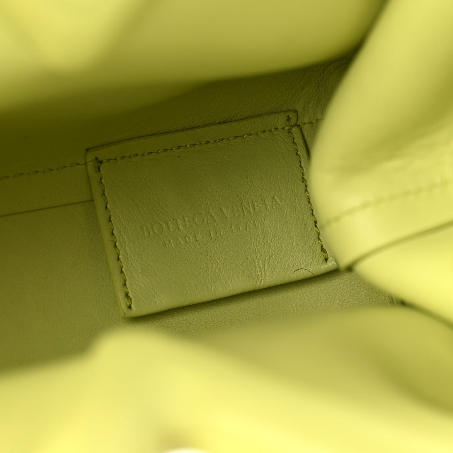 Calfskin Small The Point Triangle Bag Seagrass