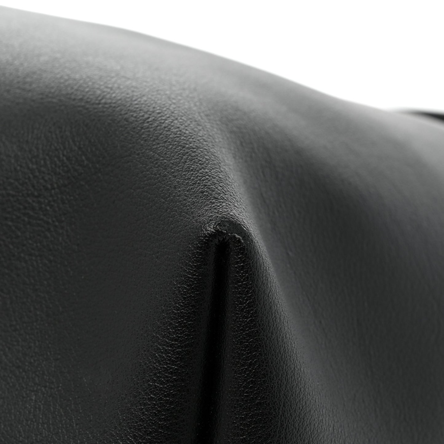 Calfskin Large Shopping Tote Black
