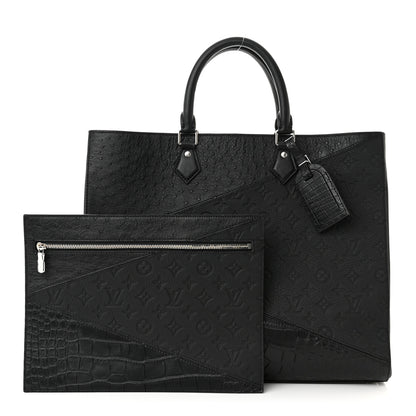 Louis Vuitton Ostrich Crocodile Empreinte Monogram Grand Sac 1 of 14