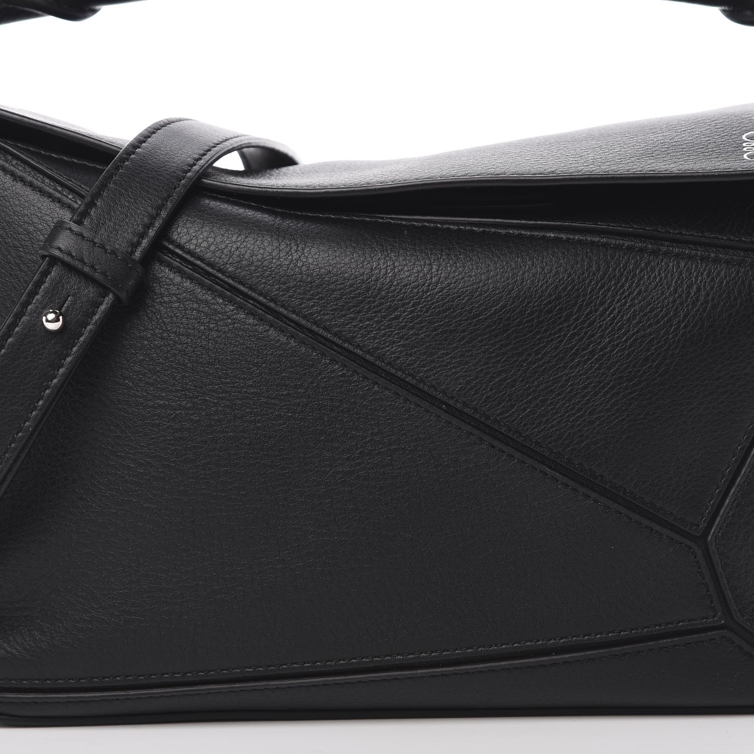 Loewe Calfskin Small Puzzle Bag Black 6 of 9