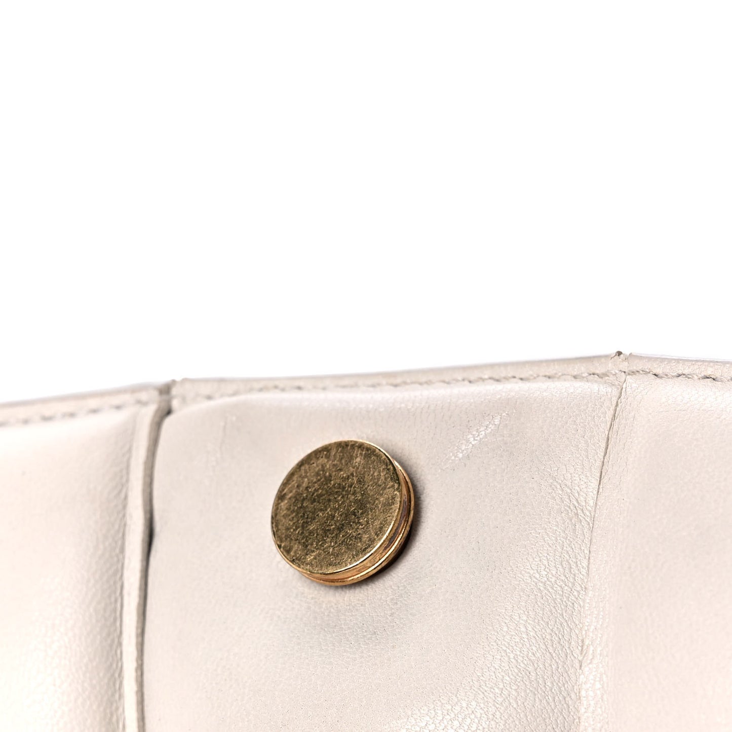 Nappa Maxi Intreccio Padded Cassette Crossbody Bag Chalk