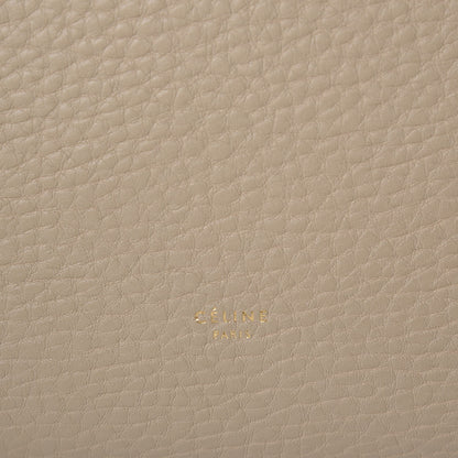 Celine Grained Calfskin Small Tie Knot Tote Light Taupe 7 of 10