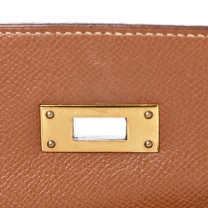 Hermes Courchevel Kelly Retourne 32 Gold 17 of 44