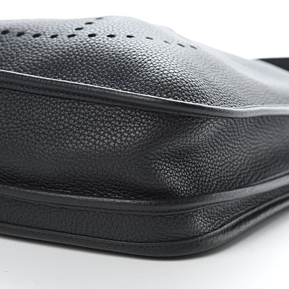 Hermes Taurillon Clemence Evelyne III PM Black 10 of 10