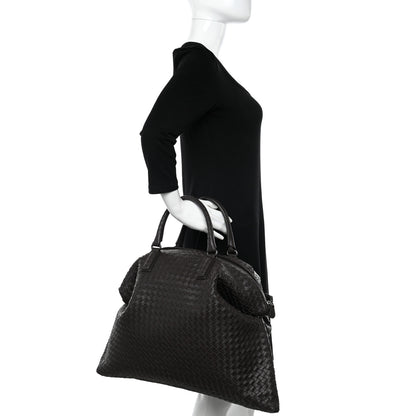 Bottega Veneta Nappa Intrecciato Maxi Convertible Tote Ebano 2 of 10