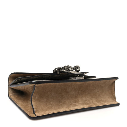 Gucci GG Supreme Monogram Suede Crystal Small Dionysus Shoulder Bag Beige Ebony Taupe 4 of 10
