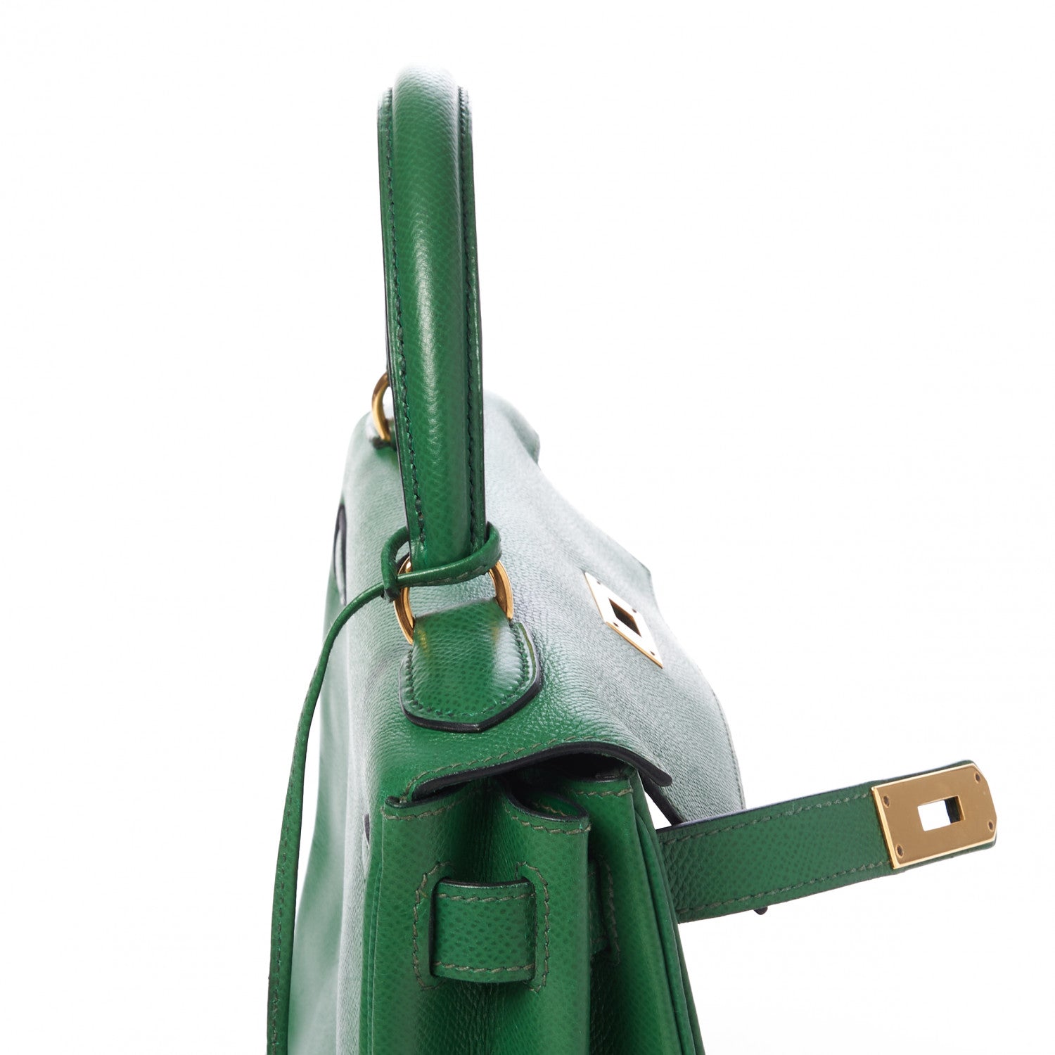 Hermes Courchevel Kelly Retourne 28 Vert Bengale 15 of 31