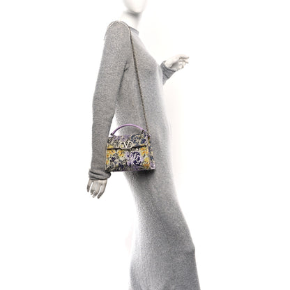 Valentino Garavani Crystal Embroidered Floral Mini Vsling Top Handle Bag Multicolor 2 of 10