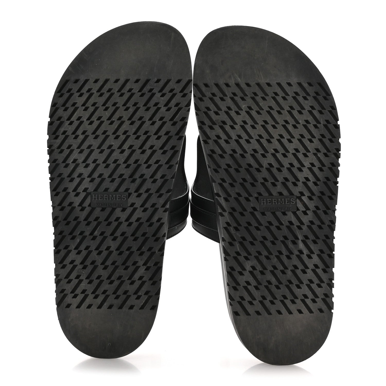 Hermes Calfskin Womens Empire Sandals 36.5 Black 6 of 9