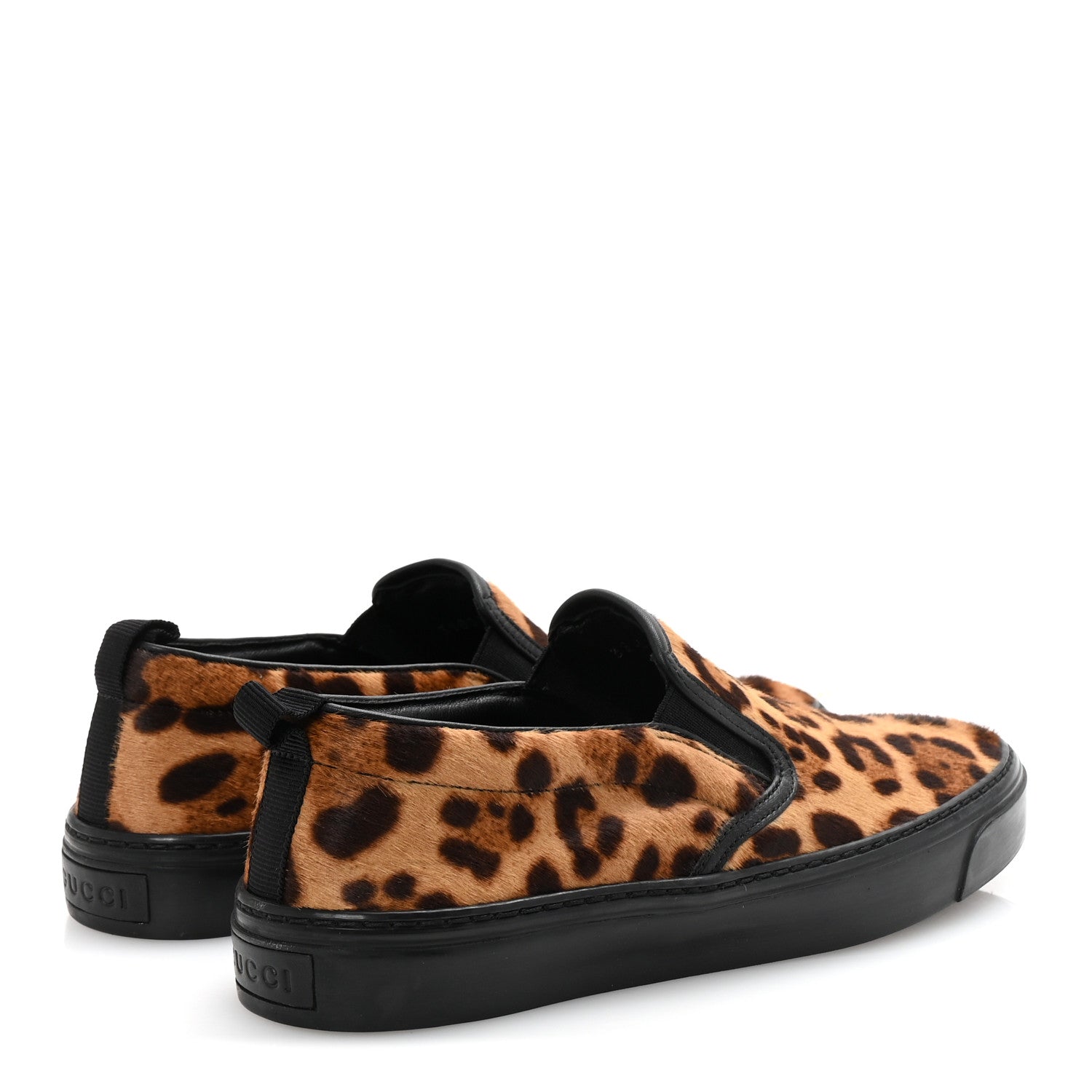 Gucci Pony Hair Jaguar Print Slip On Sneakers 36.5 5 of 10