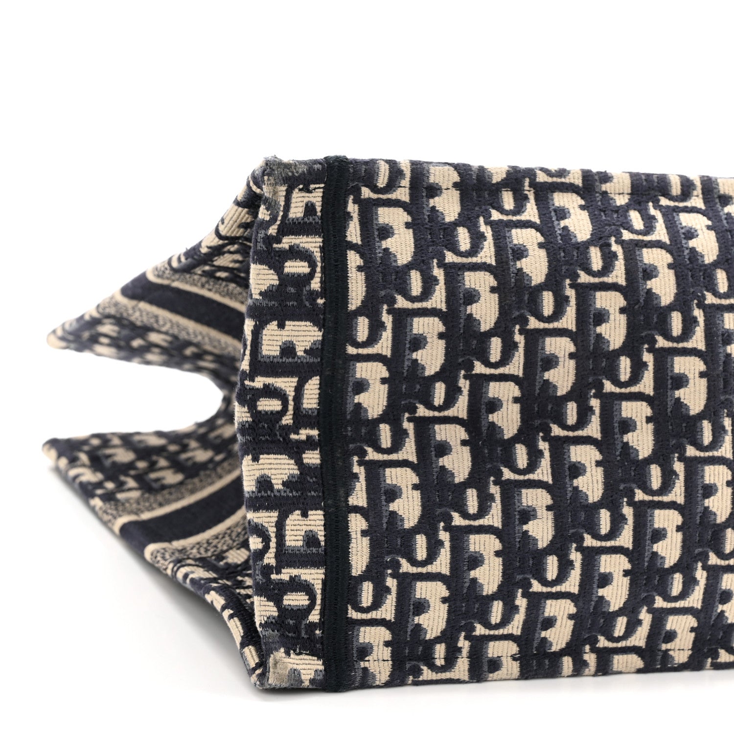 Christian Dior Oblique Medium Book Tote Blue Multicolor 9 of 10