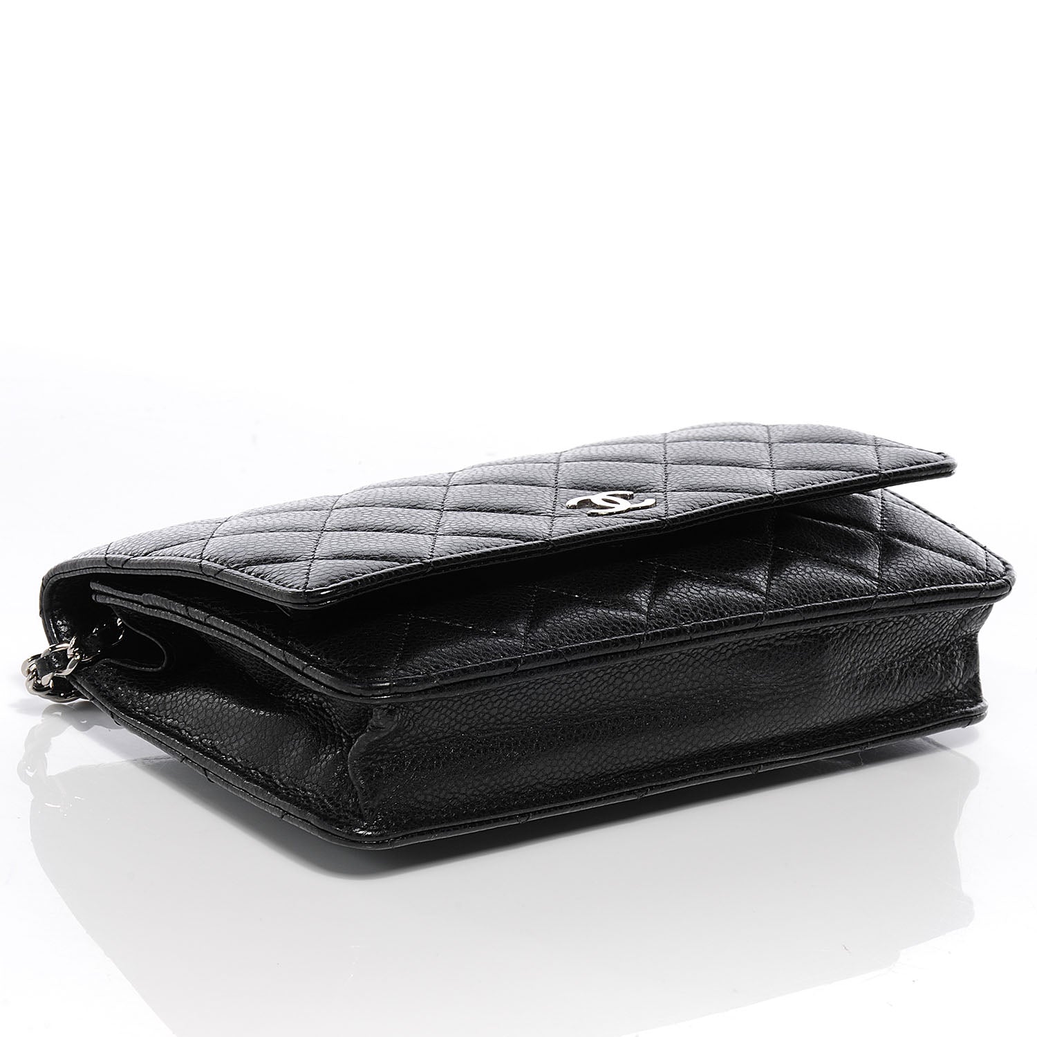 Chanel Caviar Quilted Wallet on Chain Black 4 of 8