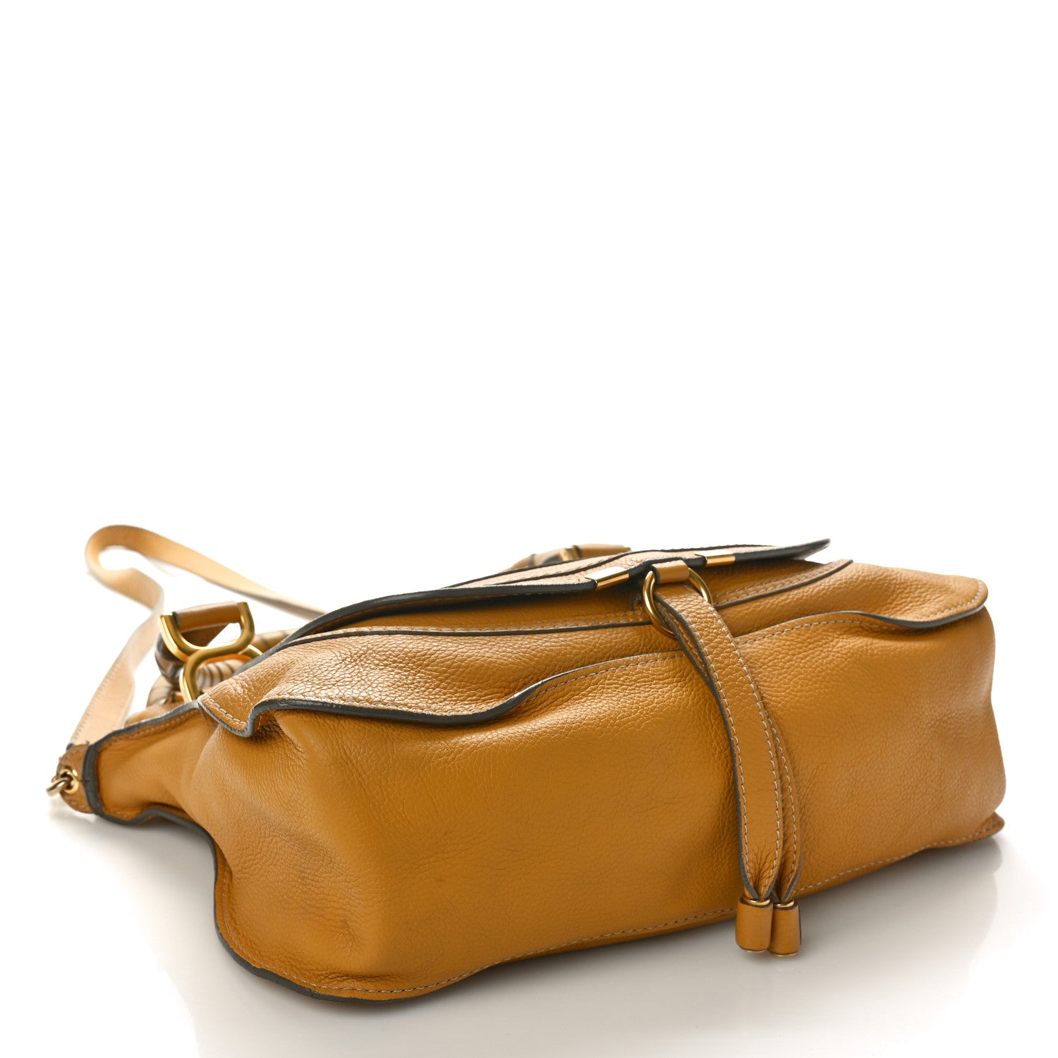 Chloe Calfskin Medium Marcie Satchel Sand Shell 4 of 15