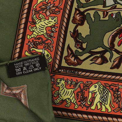 Hermes Silk Chasse en Inde Scarf 90 3 of 3