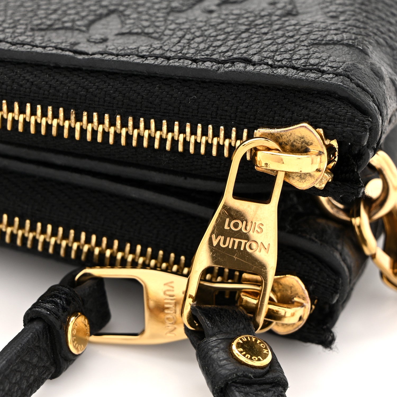 Louis Vuitton Empreinte Double Zip Pochette Black 1880814
