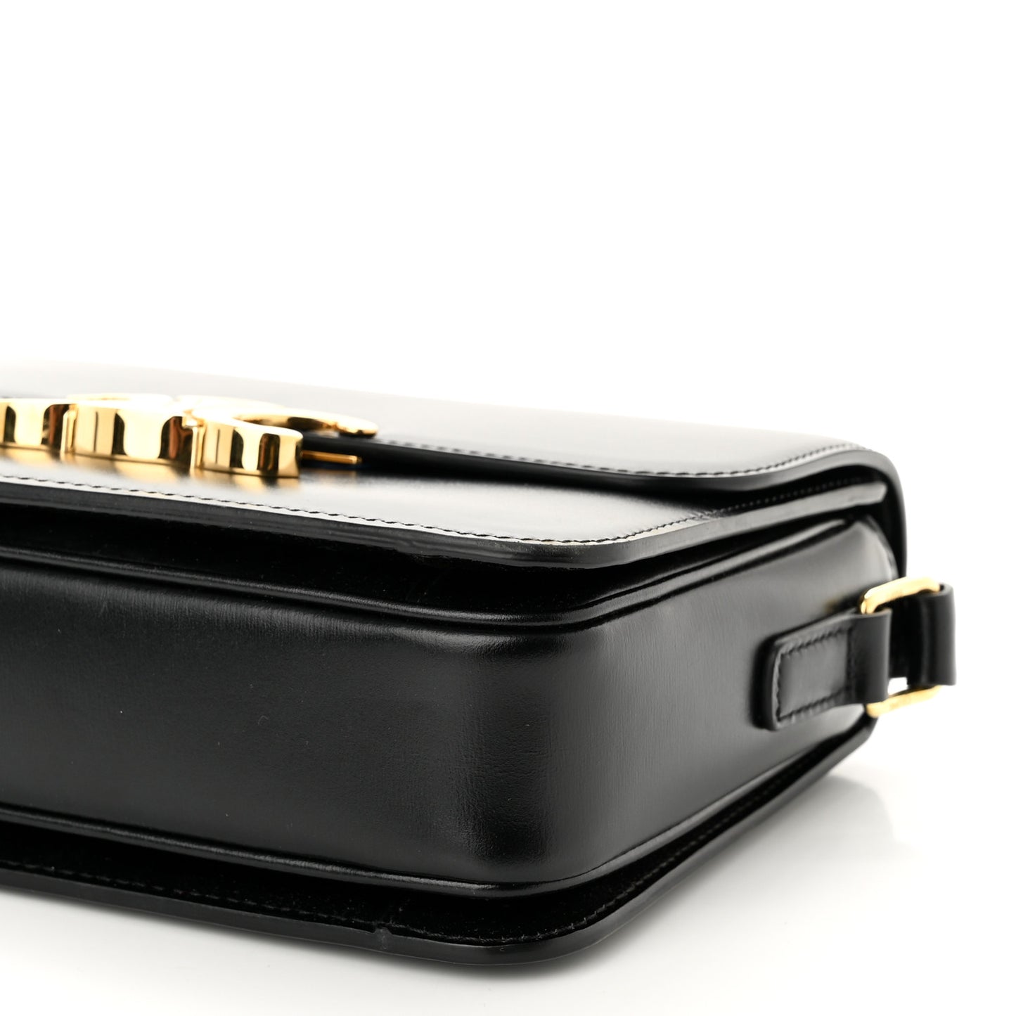 Shiny Calfskin Teen Triomphe Black