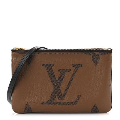 Louis Vuitton Reverse Monogram Giant Double Zip Pochette 1 of 11