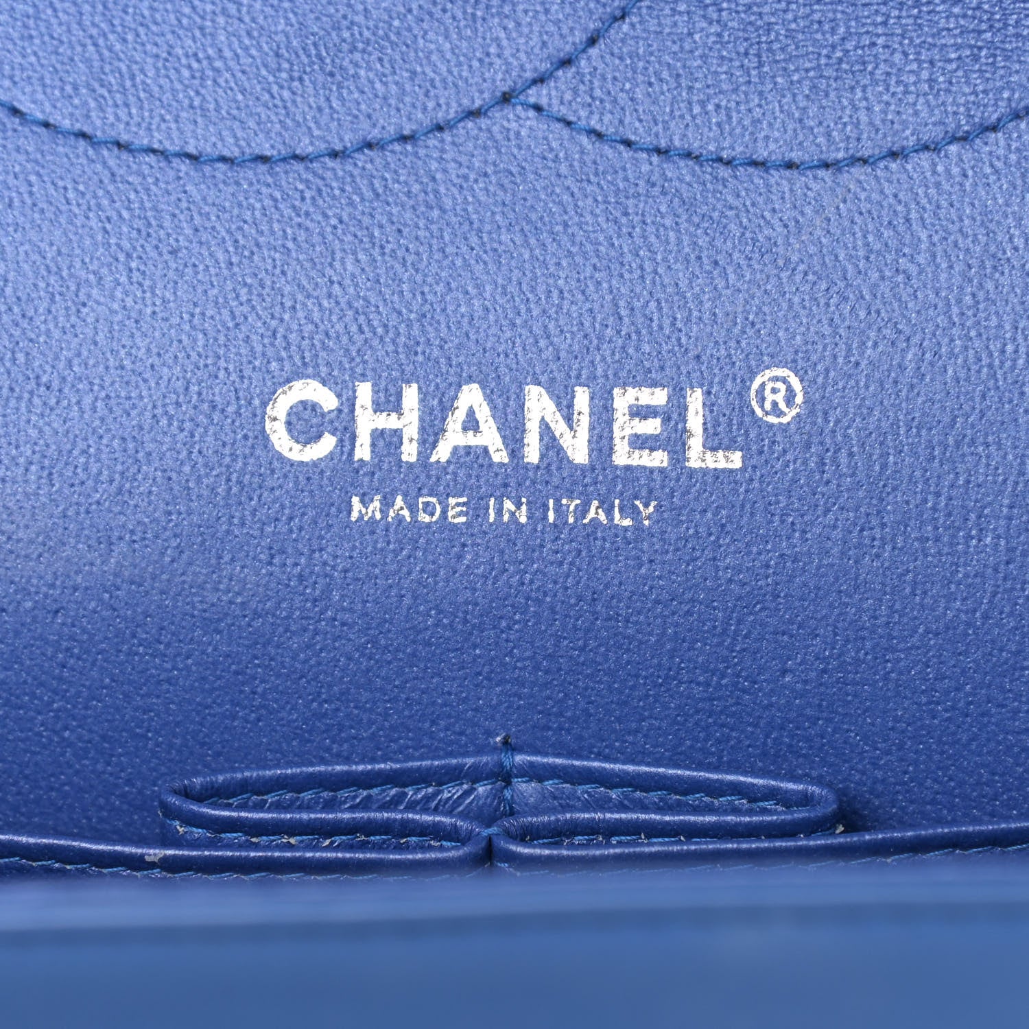 Chanel Patent Quilted Jumbo Double Flap Blue 6 of 20