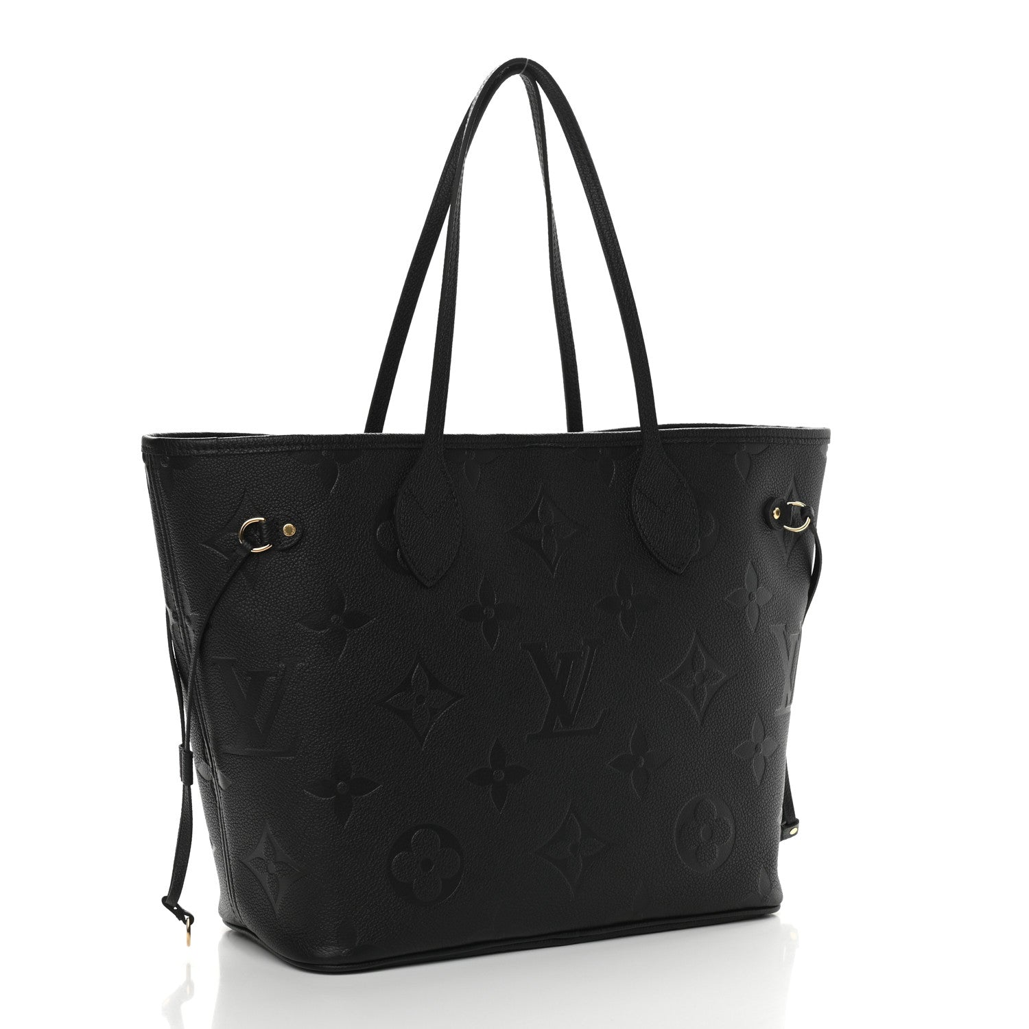 Louis Vuitton Empreinte Monogram Giant Neverfull MM Black 4 of 10
