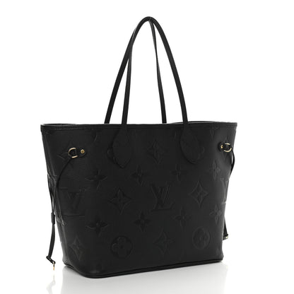 Louis Vuitton Empreinte Monogram Giant Neverfull MM Black 4 of 10